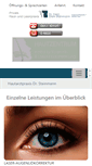 Mobile Screenshot of hautarzt-trier.de